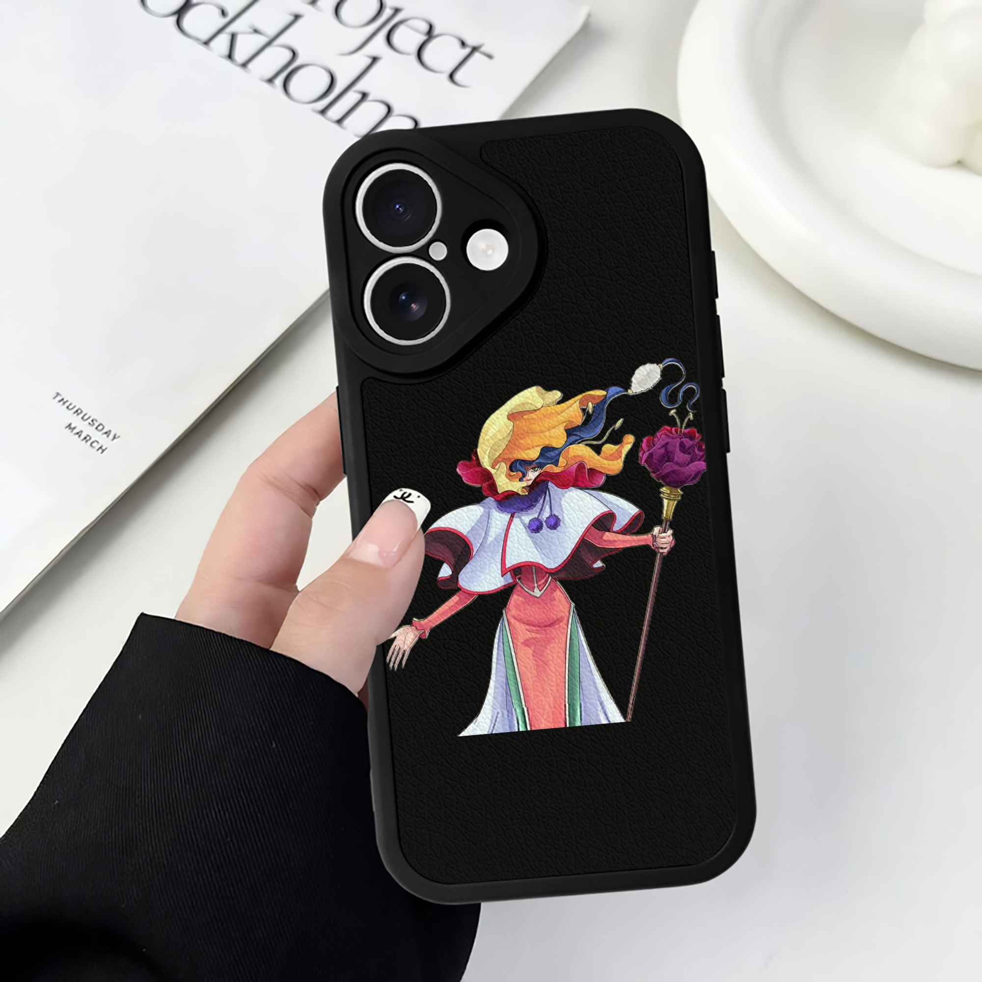 遊☆戯☆王 Yu-Gi-Oh! 【iPhone 16シリーズ対応】シリコンスマホケース（レザー調） 材質：シリコン